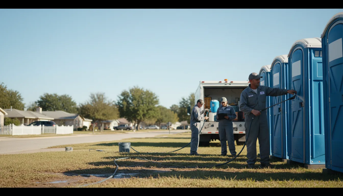Long-Term Portable Toilet Rental in Alabama near me